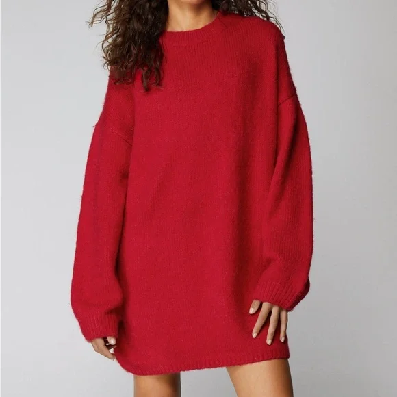 knee length dresses for ladies Thorelle Sweater Mini Dress Black